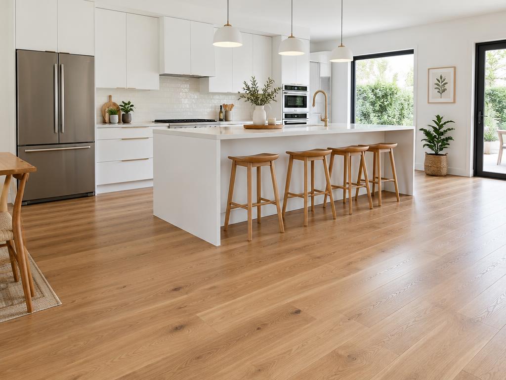 Dining area with Inspire XL Hybrid flooring